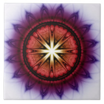 Padrão fractal simbólico místico