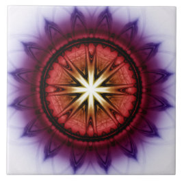 Padrão fractal simbólico místico