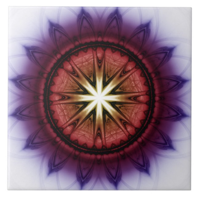 Padrão fractal simbólico místico (Frente)