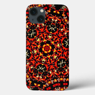 Padrão Fratural Vermelho Fiery