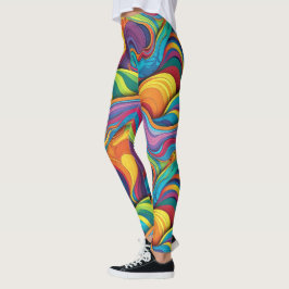 Padrão geométrico abstrato 34 - Leggings