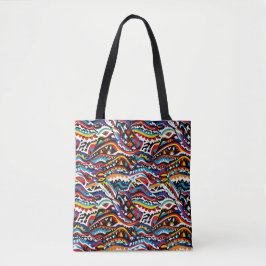 Padrão geométrico abstrato design 36 - Tote Bag