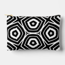 Padrão Geométrico Abstrato Preto e Branco