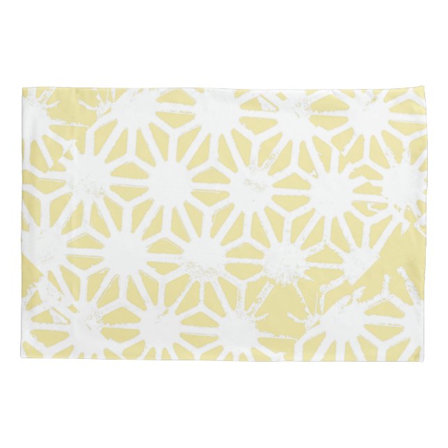 Padrão geométrico amarelo-limão (Verso)