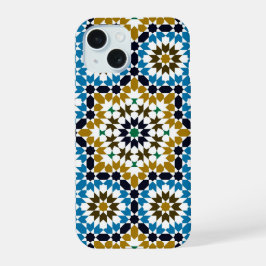Padrão Geométrico Boho Tradicional Mosaico Marroqu