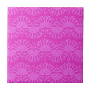 padrão geométrico brilhante rosa néon
