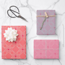 Padrão Geométrico | Coral, Mauve e Blush