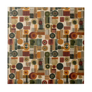 Padrão Geométrico Dark Mid Century (2)