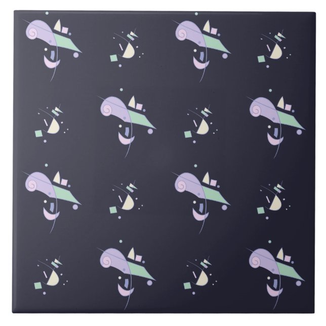 Padrão Geométrico de abstrato (Frente)