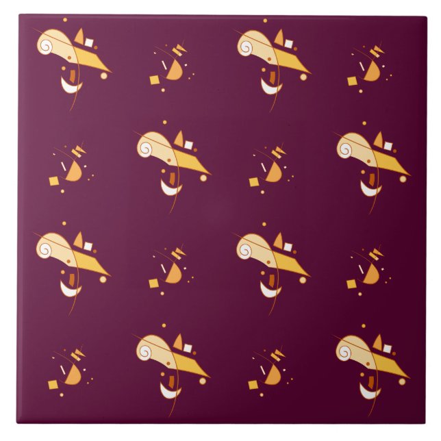 Padrão Geométrico de abstrato (Frente)