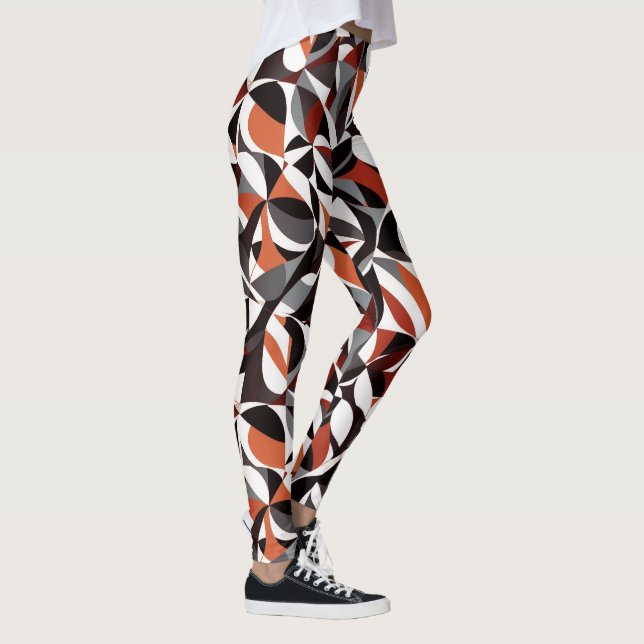 Padrão geométrico de abstrato 32 - Leggings (Direita)