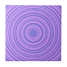 Padrão Geométrico de Círculo Azul Roxo Hipnótico