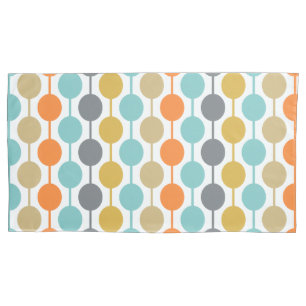 Padrão Geométrico de Círculos Retro Moderno de Mea