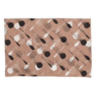 Padrão Geométrico de Stripes Marrom Sem Costura