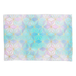 Padrão Geométrico de Vidro Iridescente