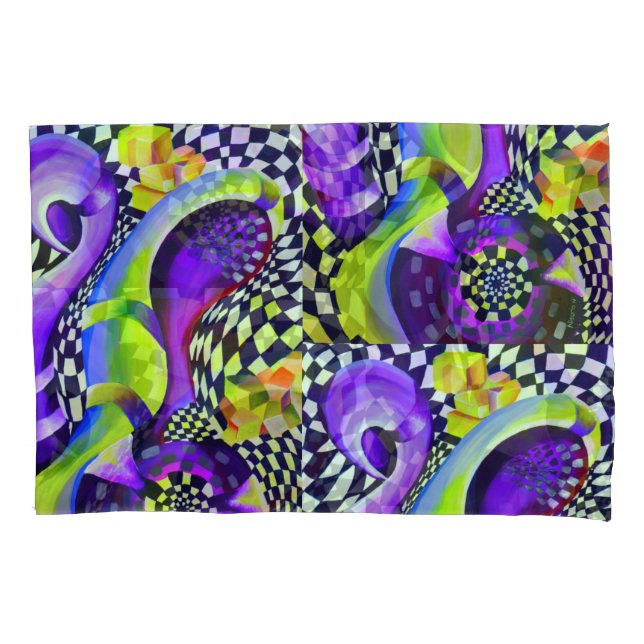 Padrão Geométrico do Art Deco dos anos 80 (Frente)