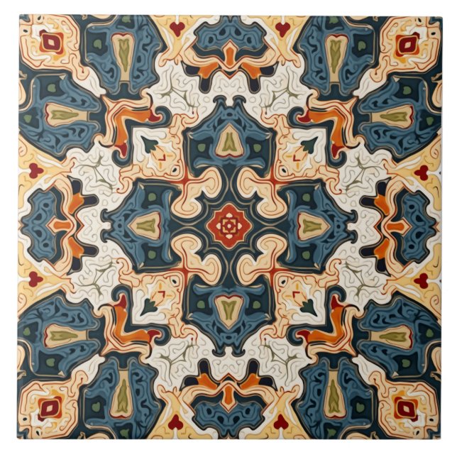 Padrão geométrico do azulejo3 (Frente)