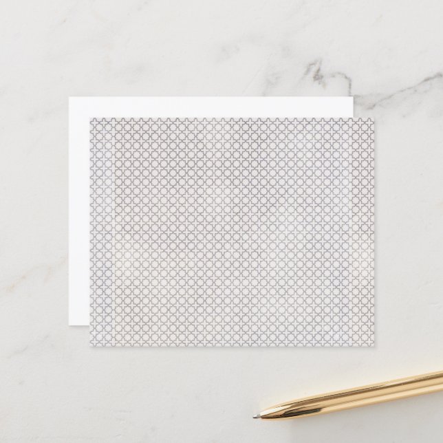 Padrão geométrico do bege (Frente/Verso In Situ)