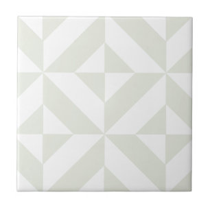 Padrão Geométrico do Deco Cubo da Cinza Pálida