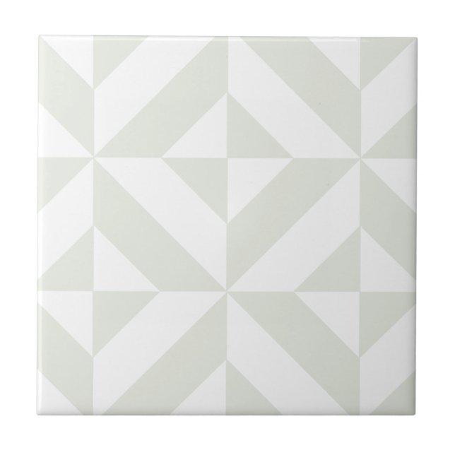 Padrão Geométrico do Deco Cubo da Cinza Pálida (Frente)