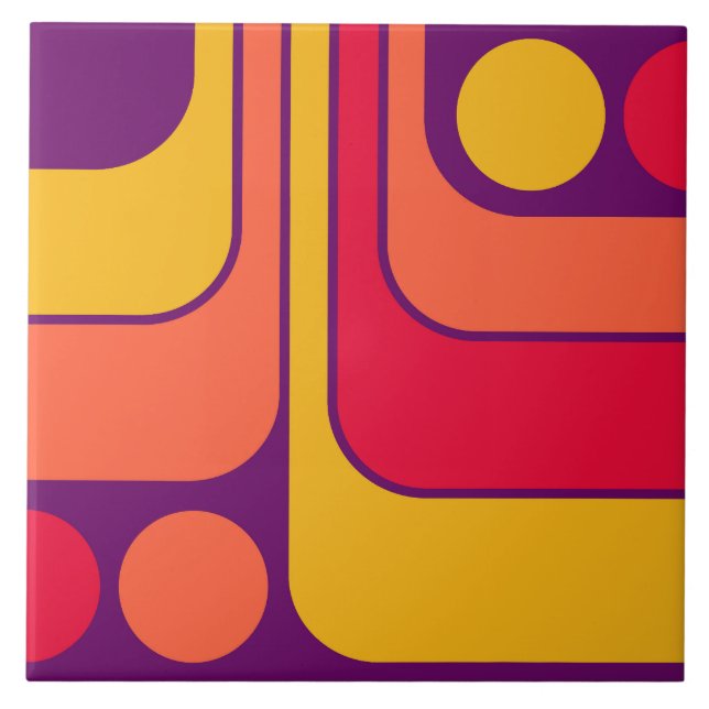 Padrão Geométrico do Estilo de Imagem Retroativa d (Frente)