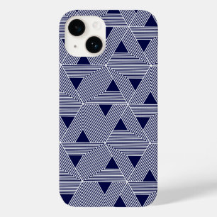 Padrão Geométrico do Triângulo do Japão do Marinho