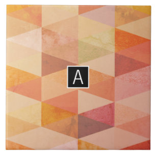 Padrão Geométrico do Triângulo Suave   Monograma