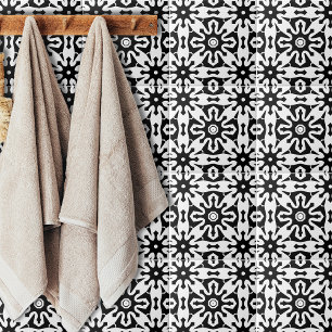 Padrão Geométrico em Preto e Branco da Arte abstra