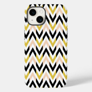 Padrão Geométrico Faux Glitter Chevron Case-Mate i