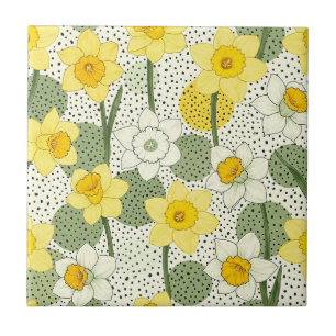 Padrão Geométrico Floral de Narciso Botânico (3)