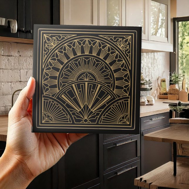 Padrão Geométrico Luxuoso Art Deco #2 ID1196 (Criador carregado)