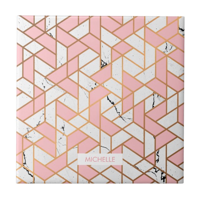 Padrão Geométrico Marble (Frente)
