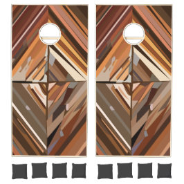 Padrão Geométrico Moderno De Fundo Da Madeira De D