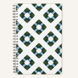 Padrão Geométrico Moderno em Cores Inspiradas na N