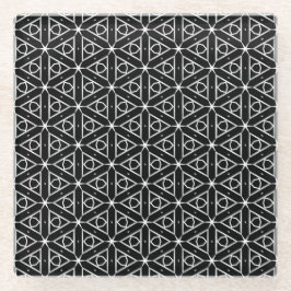 Padrão Geométrico Preto Branco e Prata