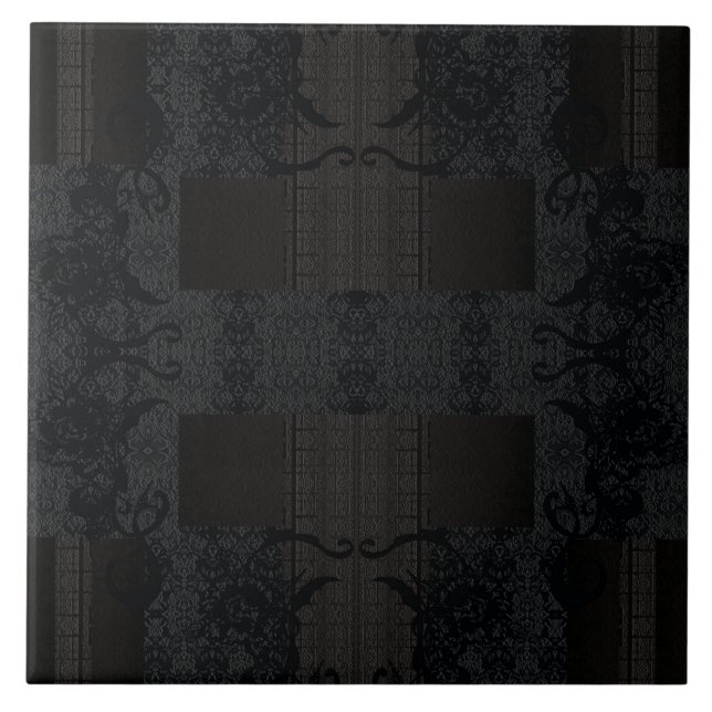 Padrão Geométrico Preto – Design Minimalista Moder (Frente)