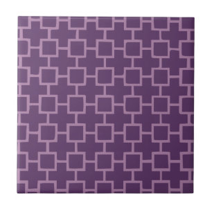 Padrão Geométrico Roxo