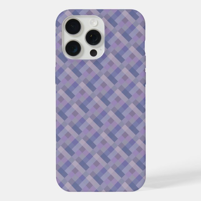 Padrão Geométrico Tecido Roxo Azul (Verso)