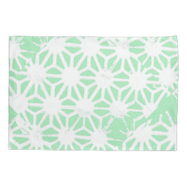 Padrão geométrico verde