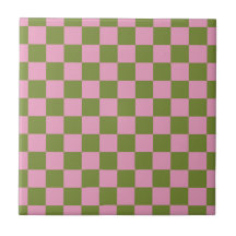 Padrão Gingham Verdejado Rosa