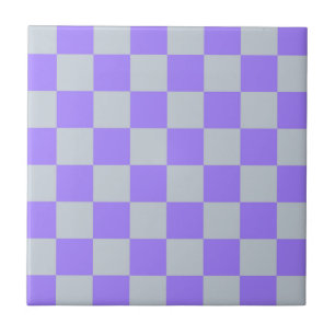 Padrão Gingham Verificado Roxo