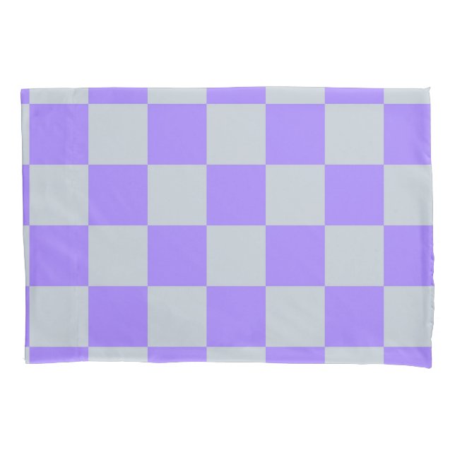 Padrão Gingham Verificado Roxo (Frente)