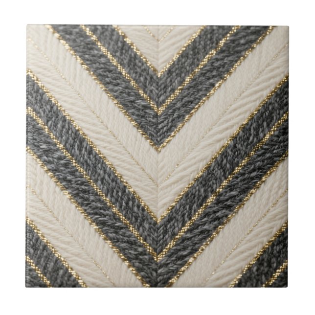 Padrão Glam Chevron Ziguezague (Frente)