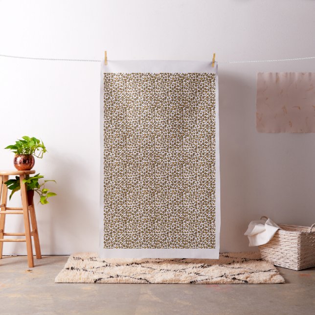 Padrão gráfico da pele-leopardo tecido amarelo-aca (In Situ)