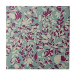 Padrão HD de Jardim Floral Bonito de Folhagem Enca