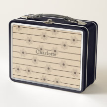 Padrão Horizontal Stripe Castanho Khaki Flor Y2K
