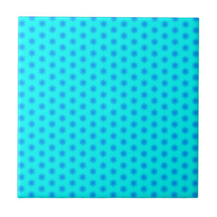 Padrão Icy Aqua e Blue Snowflake
