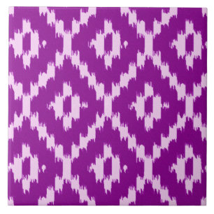 Padrão Ikat - Púrpura e orquídea de Ametist