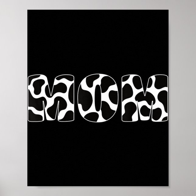 Padrão Impressão estético animal de vaca branca ne (Frente)