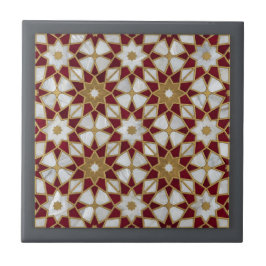 Padrão Infinito de Mosaico Marroquino de Luxo Zell